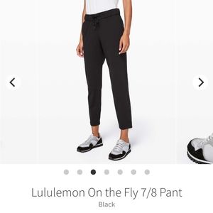 Lululemon On The Fly Pant 7/8